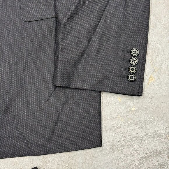 Canali Suit Made in Italy Grey Birdseye Wool 2pc 42 L 36x31 - Picture 4 of 16